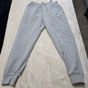 Nike Men's Light Gray Joggers Size Small